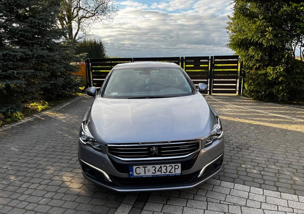 Peugeot 508 cena 59900 przebieg: 135000, rok produkcji 2016 z Jaworzno małe 79